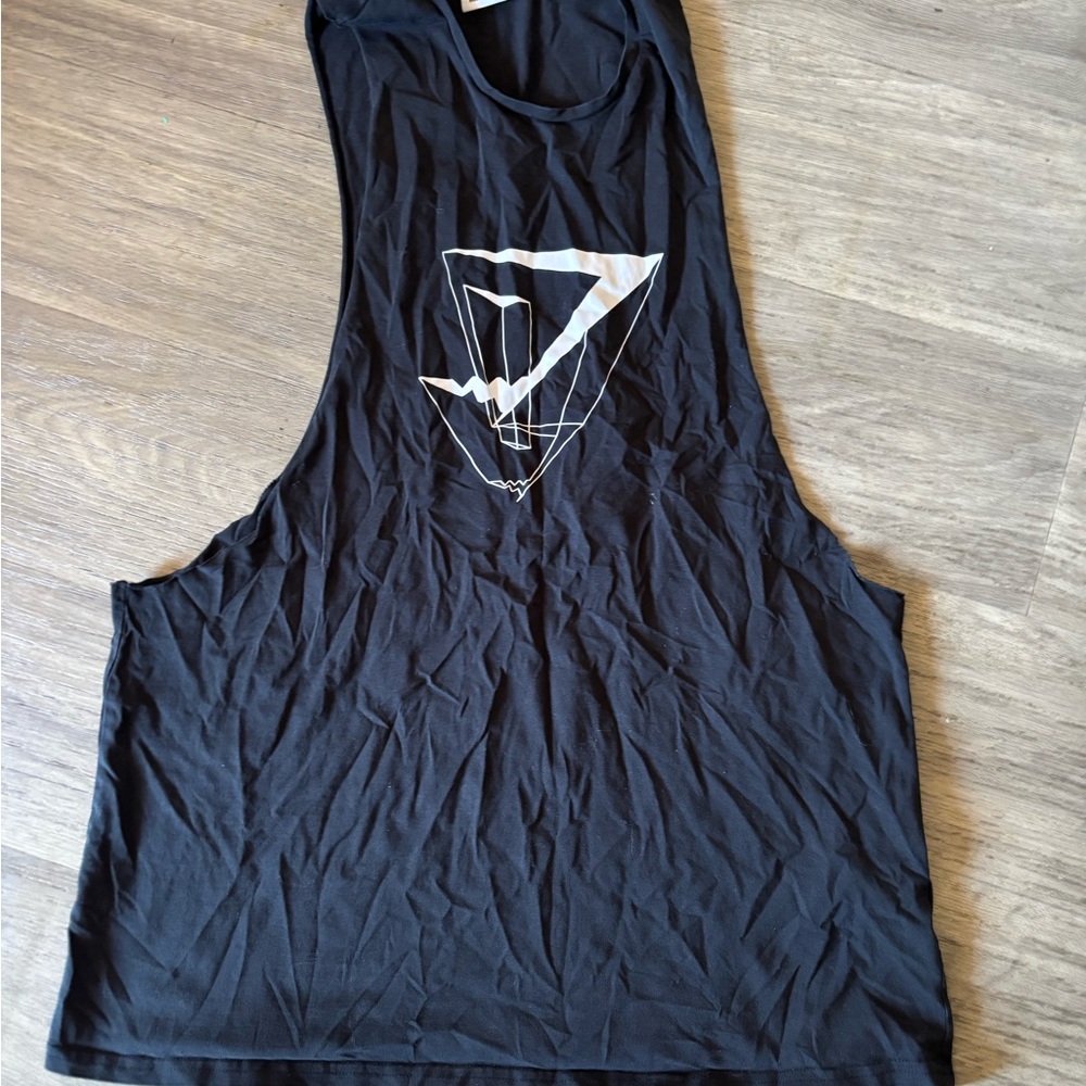Gymshark Black Geometric Men's Tank Top size L